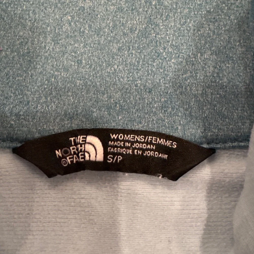 The North Face Womens Light Blue Quarter Zip‎ Pullover Top Athletic Size S P